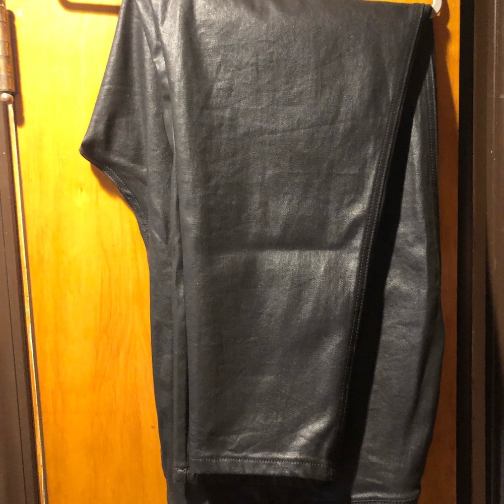 Faux leather pants by Lane Bryant